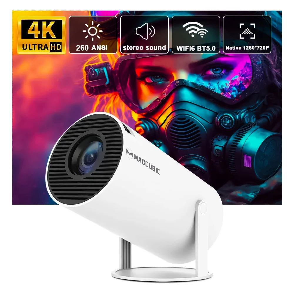 Magcubic HD 4K Smart Projector - TechTrendEssentials TechTrendEssentials Grey / US PLUG Magcubic HD 4K Smart Projector TechTrendEssentials