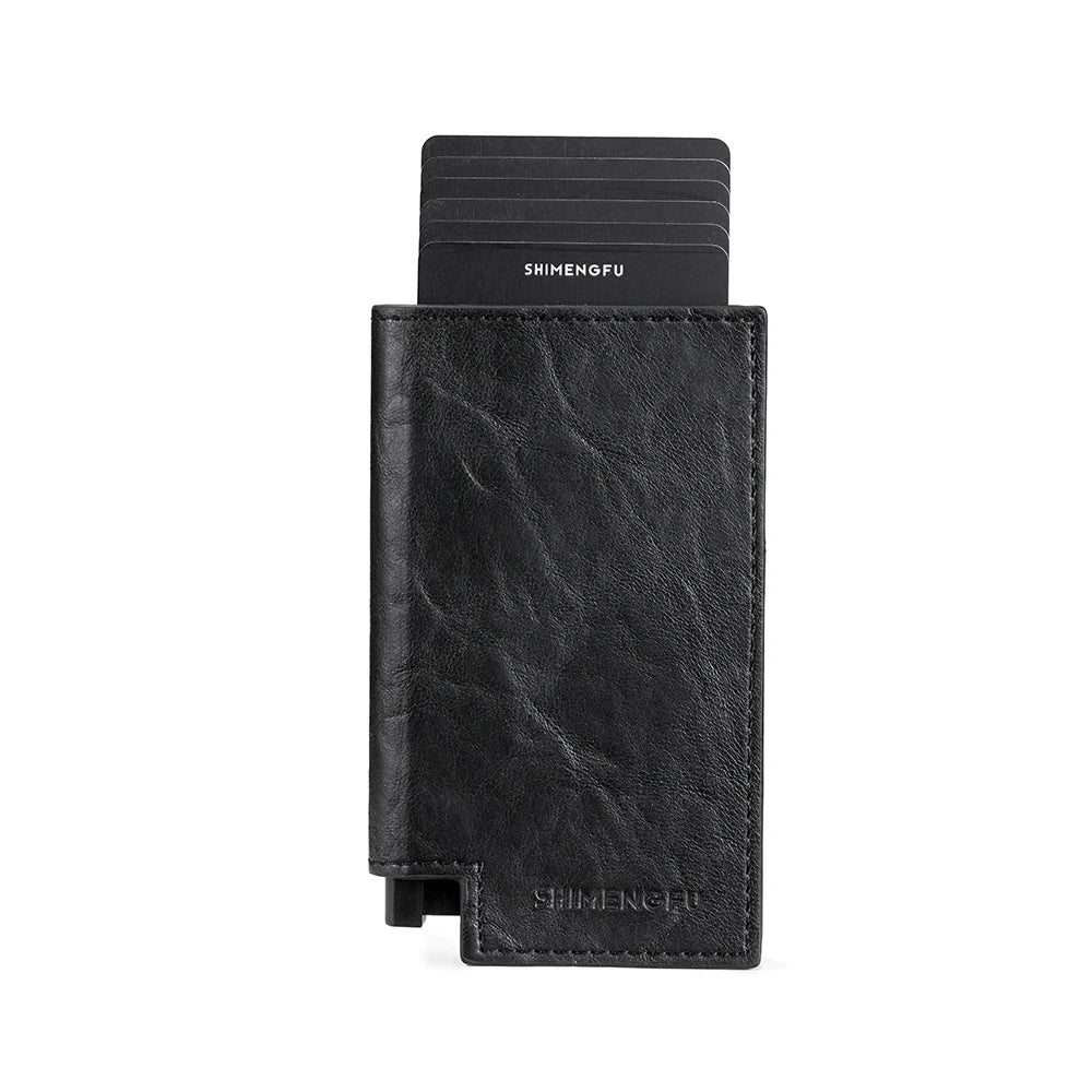 Shimengfu Vault Cardholder - TechTrendEssentials TechTrendEssentials black Shimengfu Vault Cardholder TechTrendEssentials